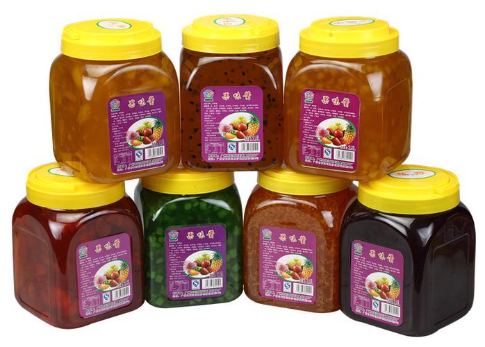 天源食品厂销售珍珠奶茶原料 各种口味果酱 图片_高清大图 
